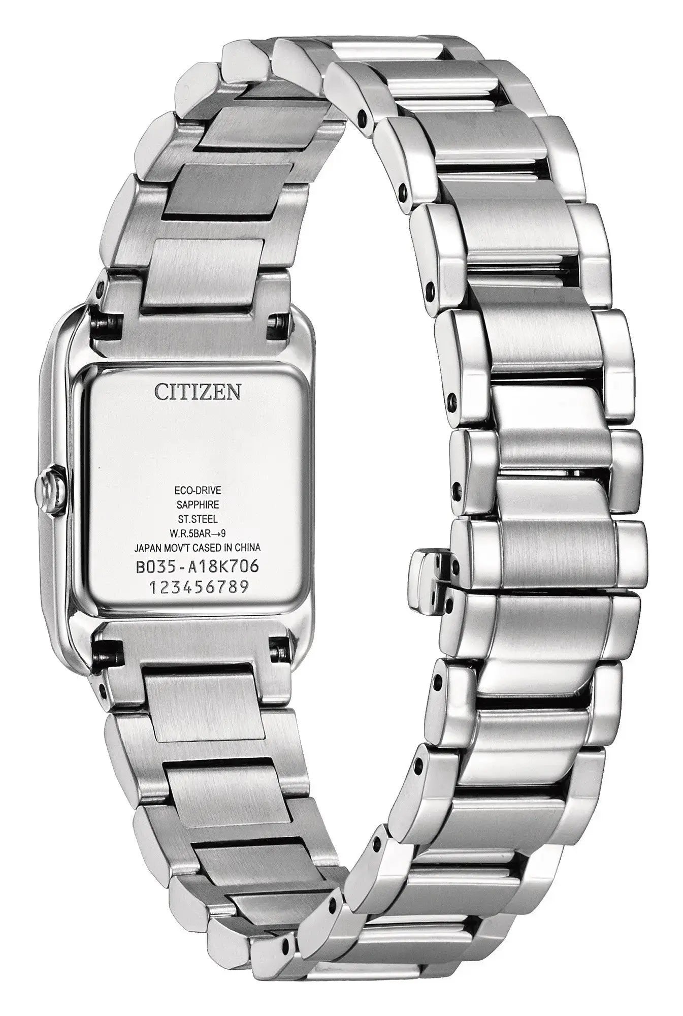 Montre Citizen Square Ladies Eco-drive Instant-Montre