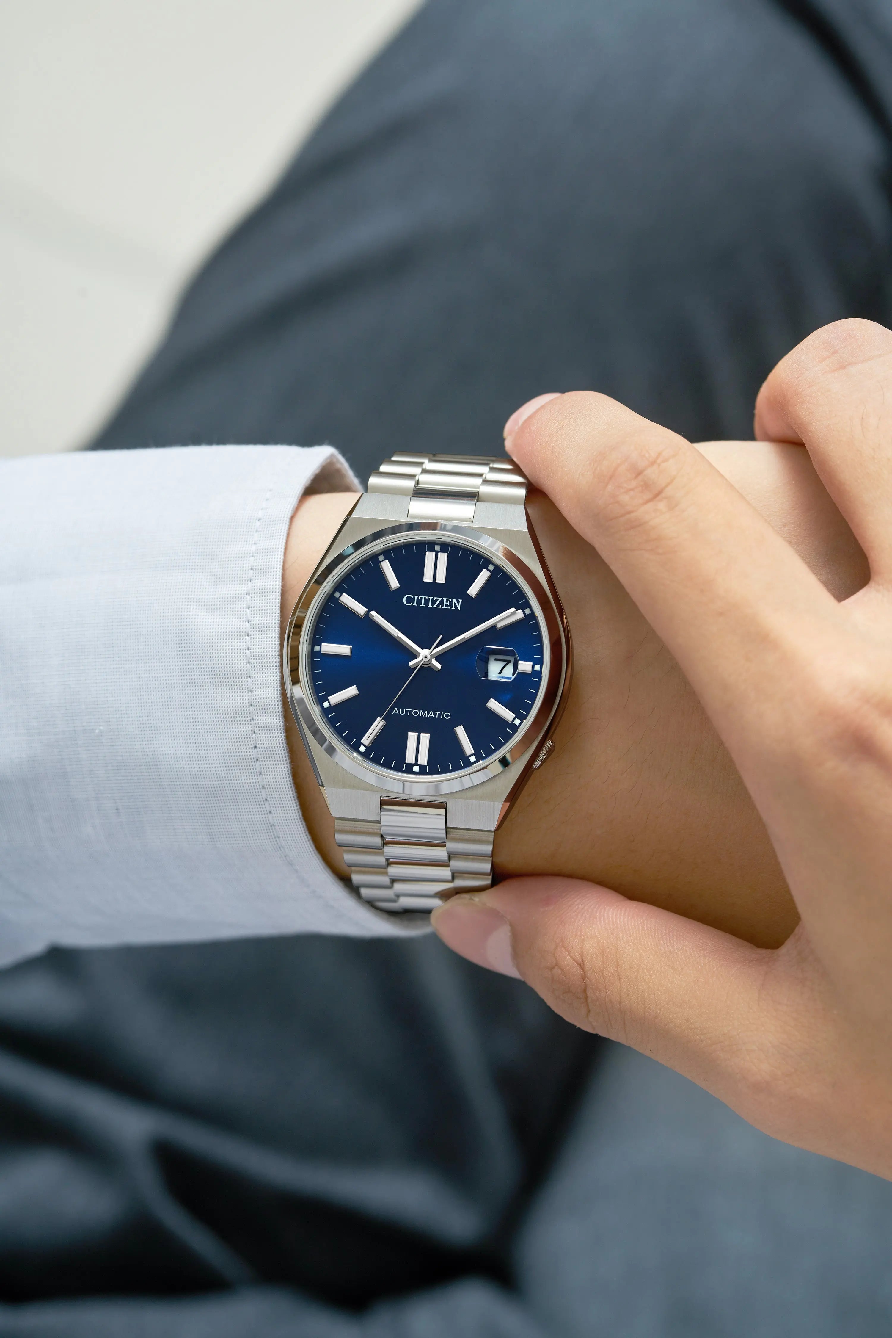 Montre Citizen Tsuyosa Bleue 40 mm Instant-Montre
