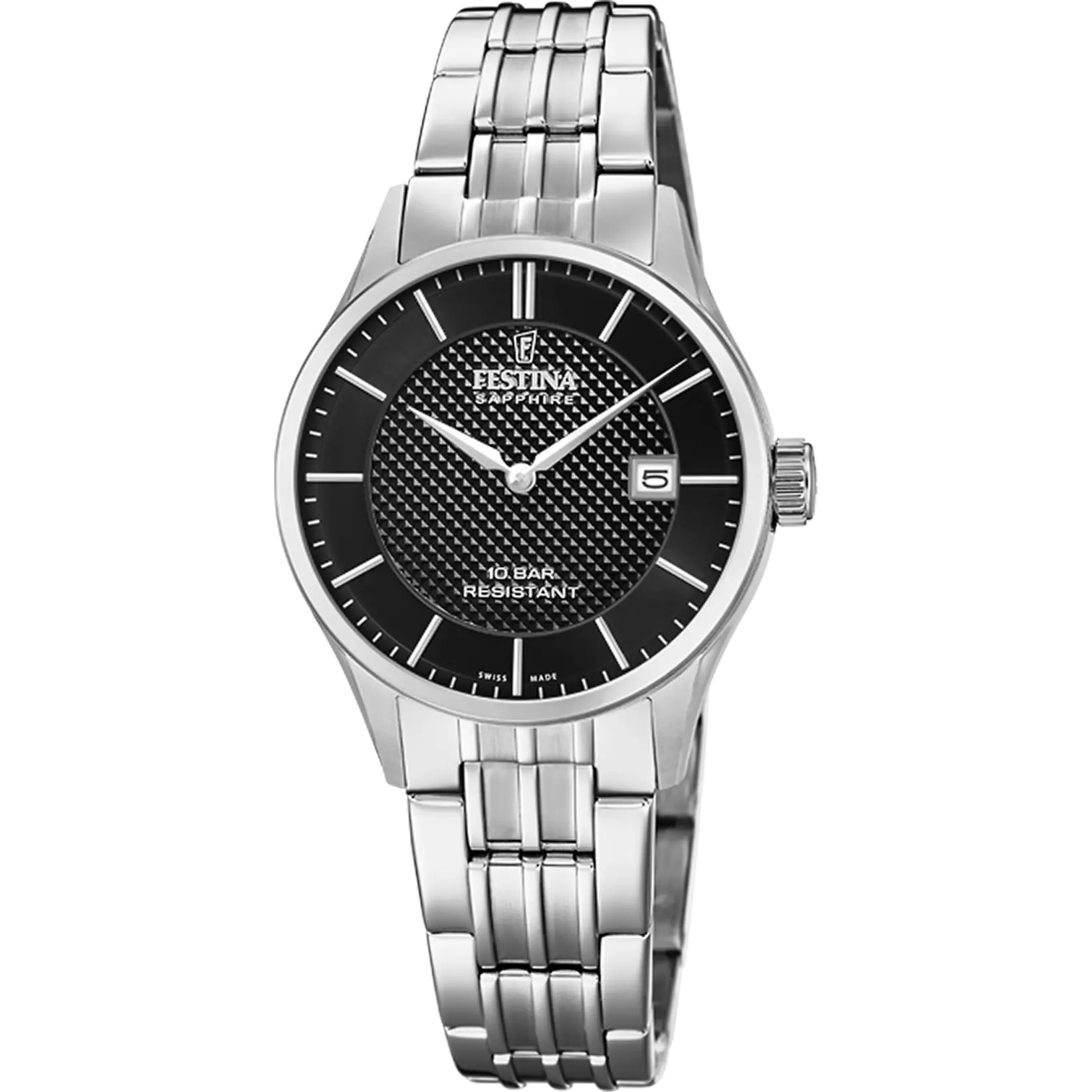 Montre Festina Suisse Acier Instant-Montre