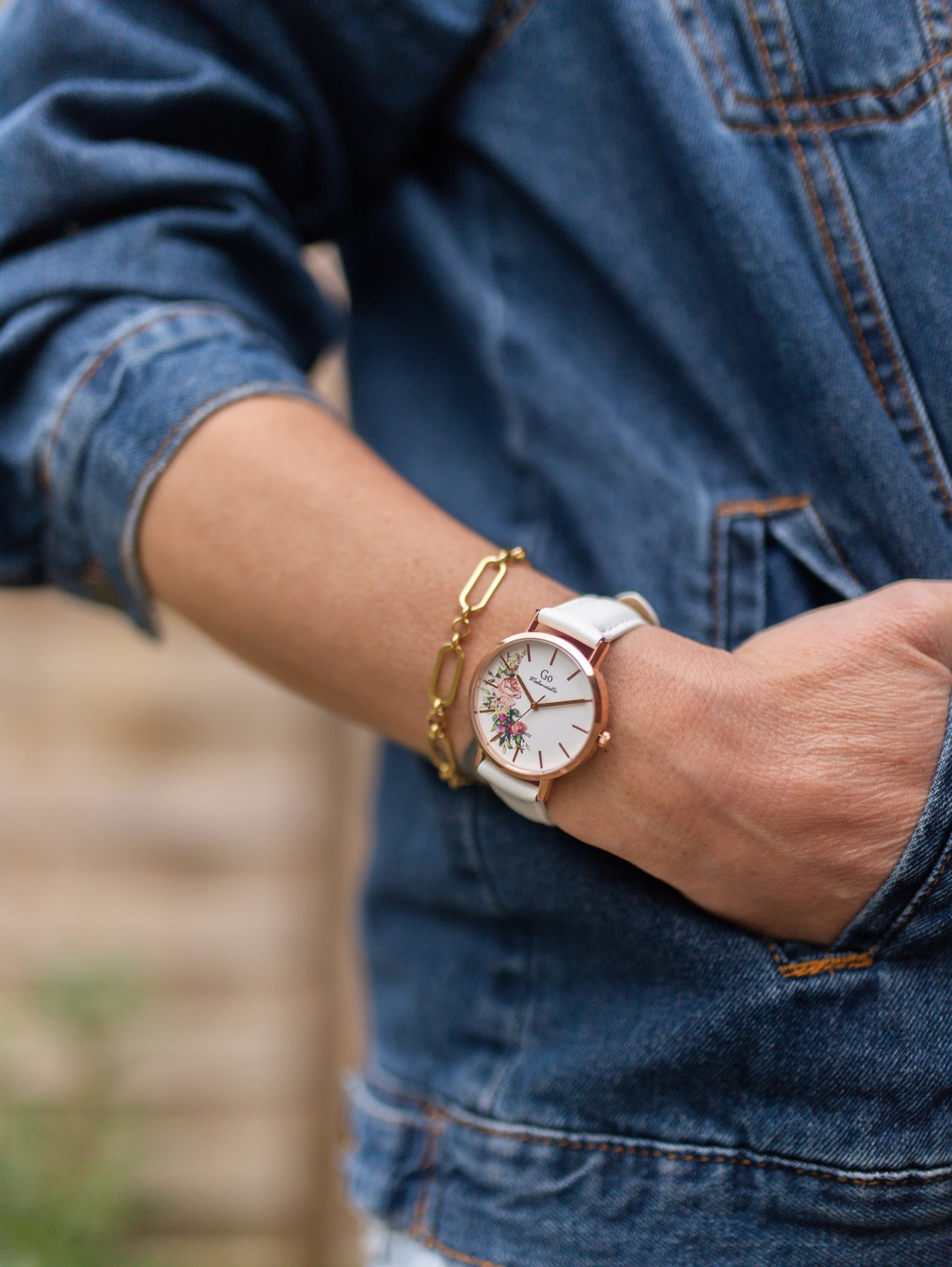 Montre GO Cuir Instant-Montre