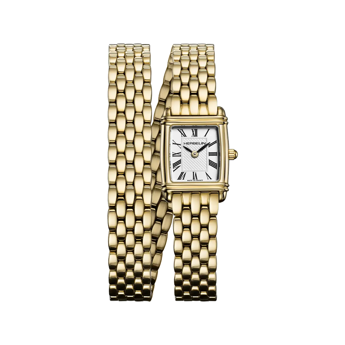 Montre Herbelin Art Déco Double Tour 17438BLP1N08