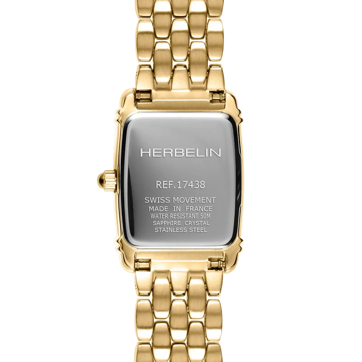 Montre Herbelin Art Déco Double Tour 17438BLP1N08