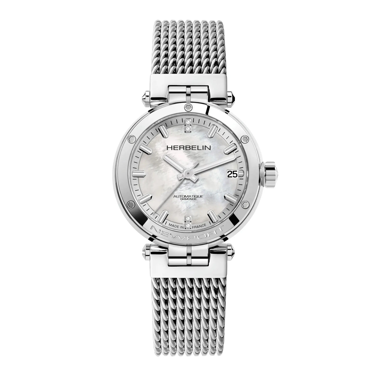 Montre Herbelin Newport Automatique Diamants 1658AP89B