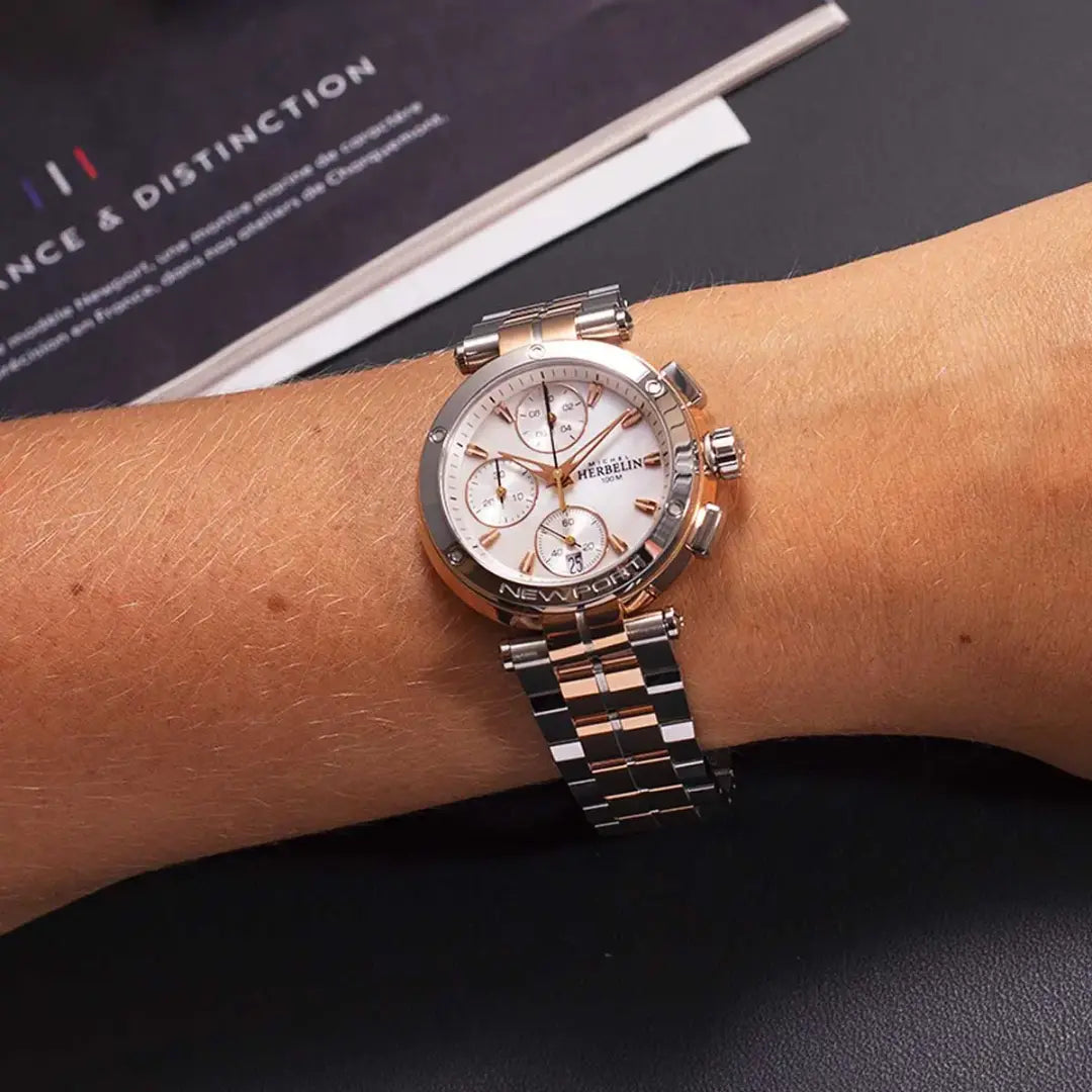 Montre Herbelin Newport Chronographe Lady "Instant-Montre"