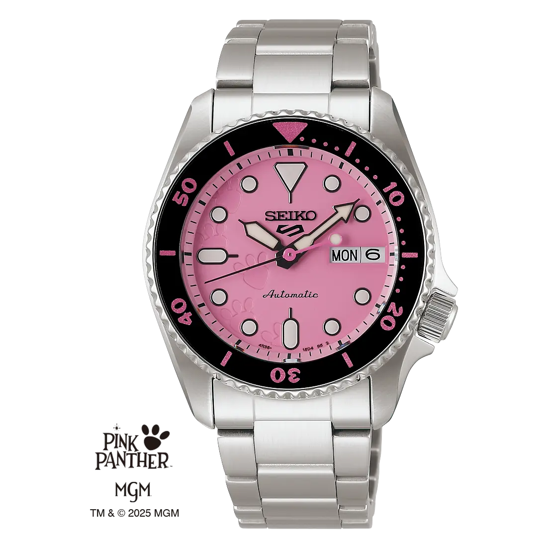 Montre Seiko 5 Édition Limitée Pink Panther (La Panthère Rose)