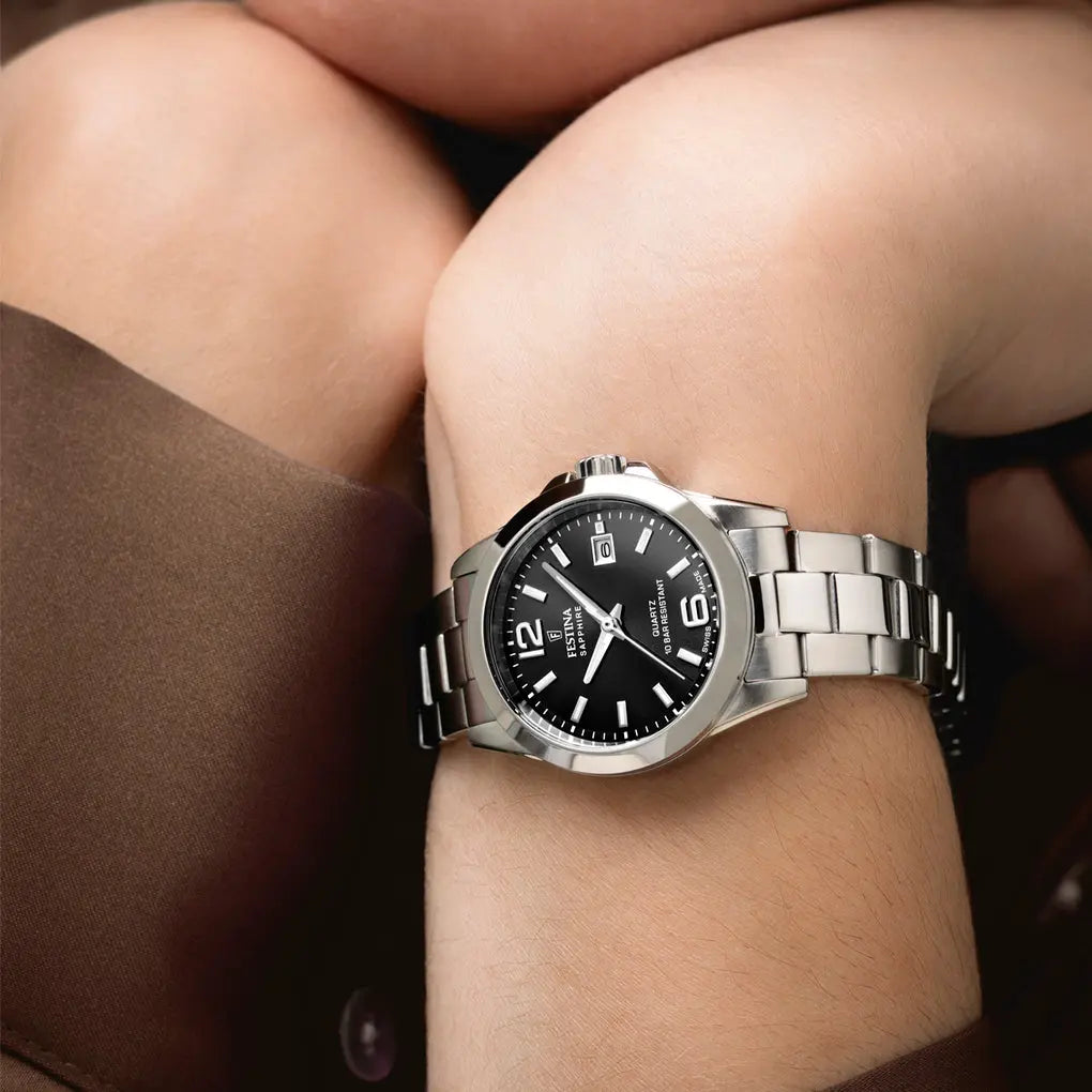 Montre Festina Suisse Acier Instant-Montre