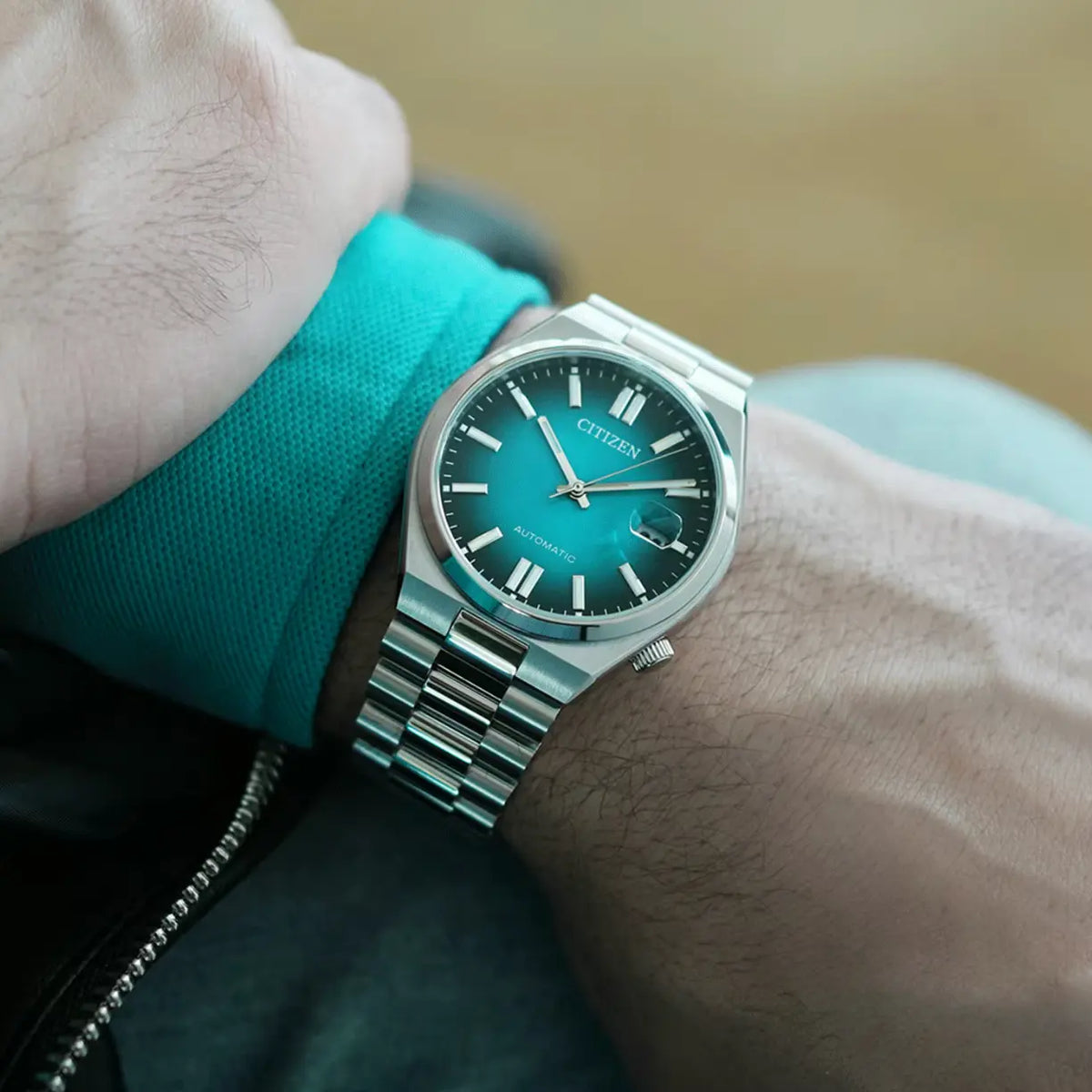 Montre Citizen Tsuyosa Teal Blue 40 mm NJ0151-88X