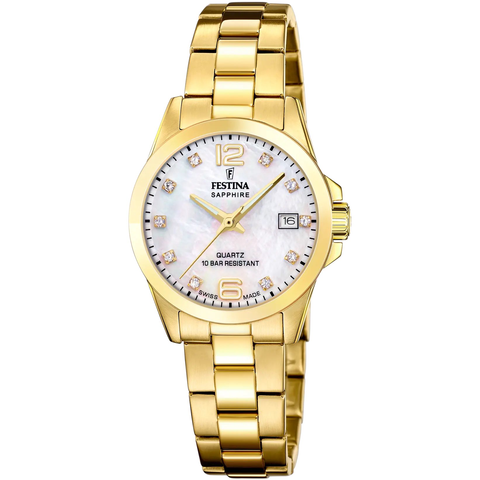 Montre Festina Suisse Acier Nacre Festina