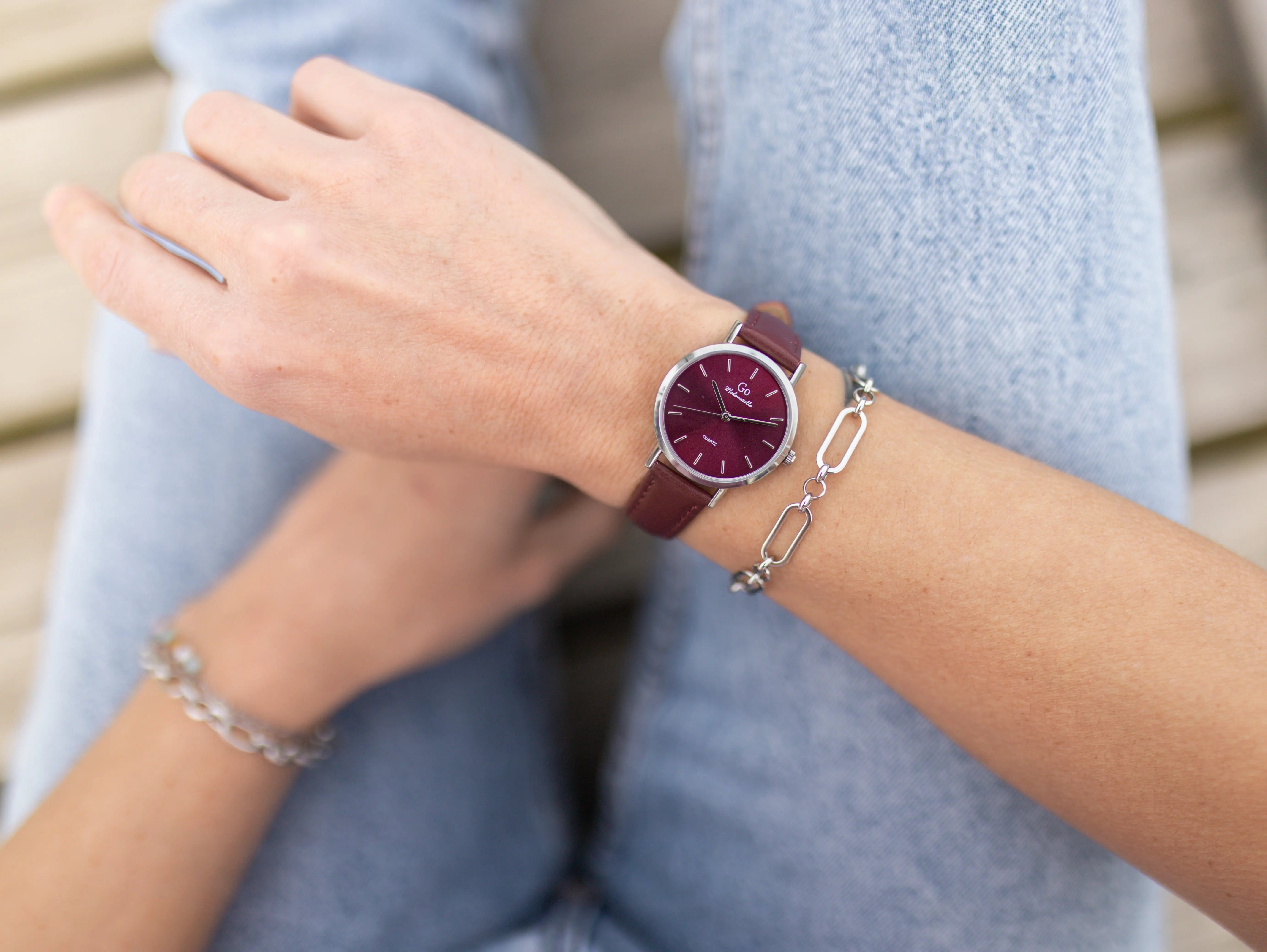 Montre GO Cuir Instant-Montre