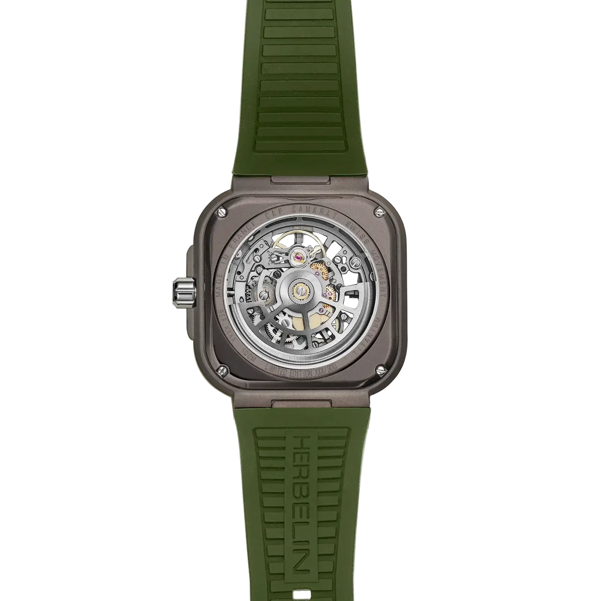 Montre Herbelin Cap Camarat Square Skeleton Titane 1846SQTDCK