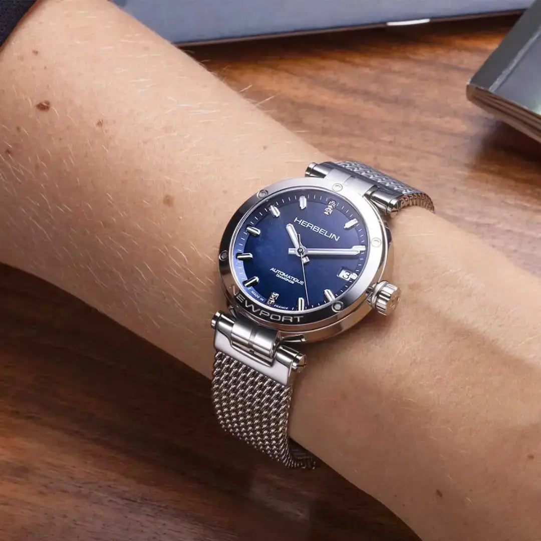 Montre Herbelin Newport Automatique Diamants "Instant-Montre"