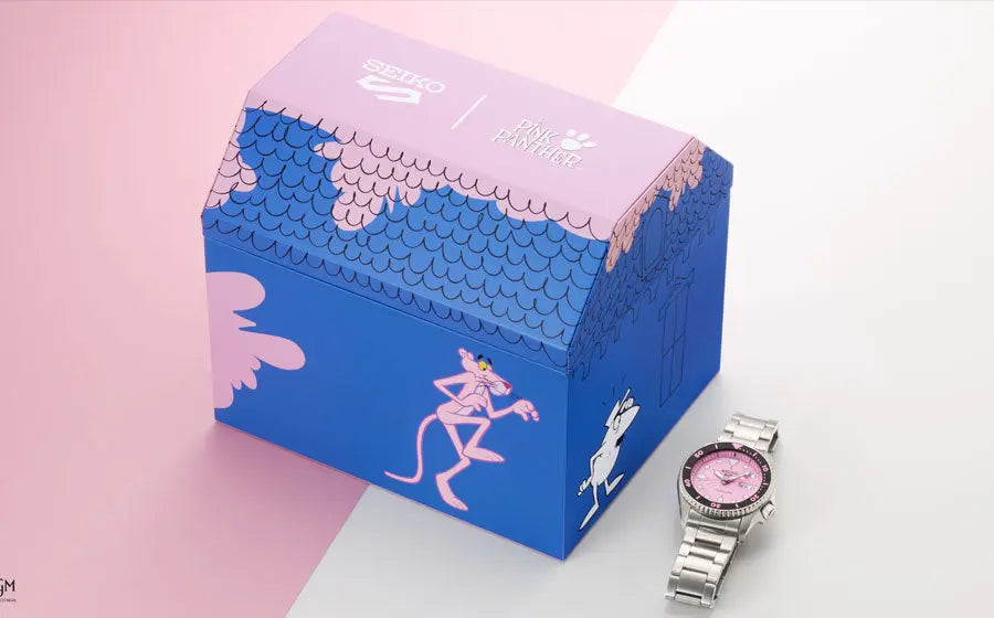 Montre Seiko 5 Édition Limitée Pink Panther (La Panthère Rose) 