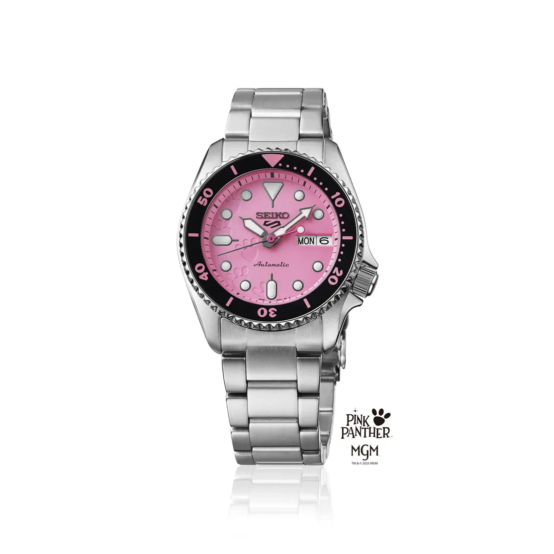 Montre Seiko 5 Édition Limitée Pink Panther (La Panthère Rose) 